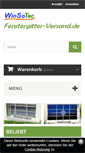 Mobile Screenshot of fenstergitter-versand.de